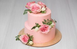 Two Tier Wedding Cake